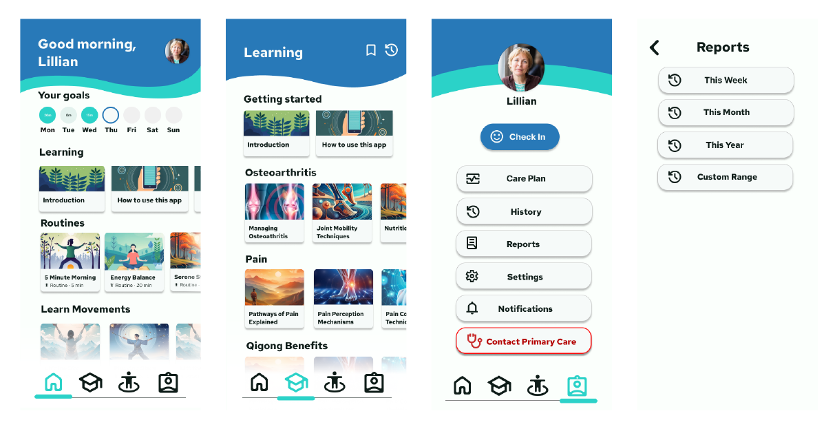QiFlow App Design Screens