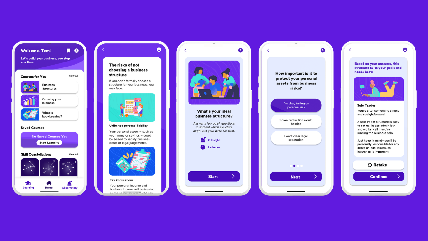 BrightPath Learning Module Screen